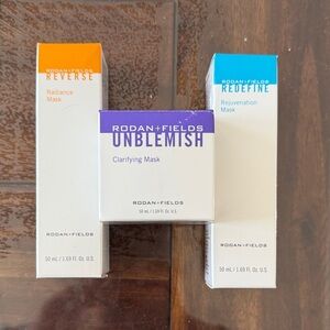 Rodan + Fields Skincare Mask Set - Reverse, Unblemish, Redefine